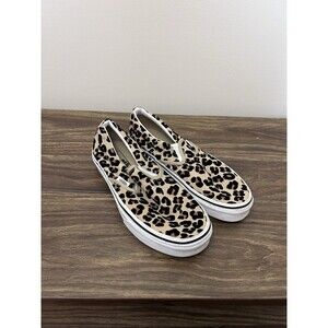 VANS Asher Deluxe Cheetah Print Size 7